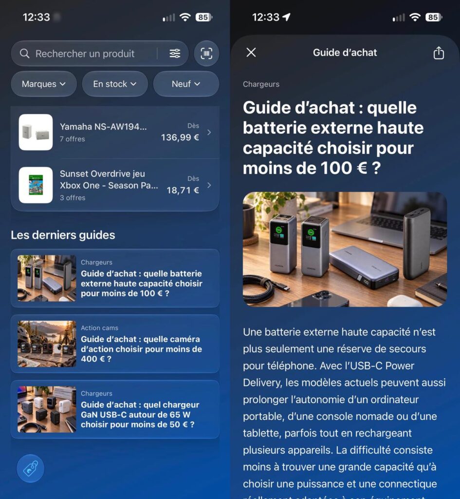 IAddict 6 : une mise à jour majeure avec comparateur de prix intégré