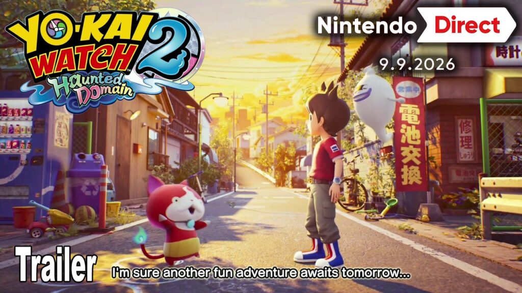 Professeur layton et yo-kai watch 2 arrivent sur switch
