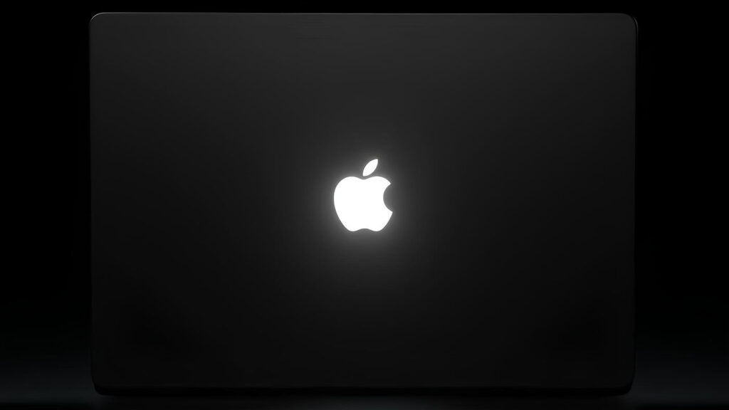 Nouveau macbook pro oled avec écran tactile et réglages d'accessibilité