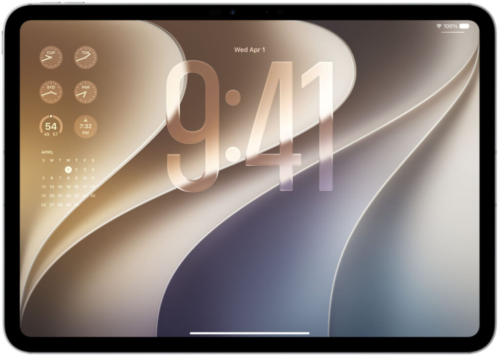 Nouveaux ipad avec bordures fines et mises à jour techniques