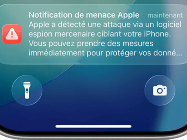 Apple alerte des utilisateurs d&rsquo;iphone sur des logiciels espions