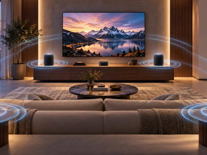 Apple prépare un système home cinéma surround avec quatre homepod
