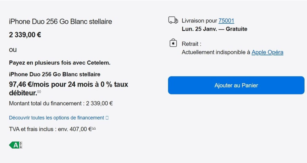 Liphone duo disponible en précommande avec une livraison prévue en janvier 2027