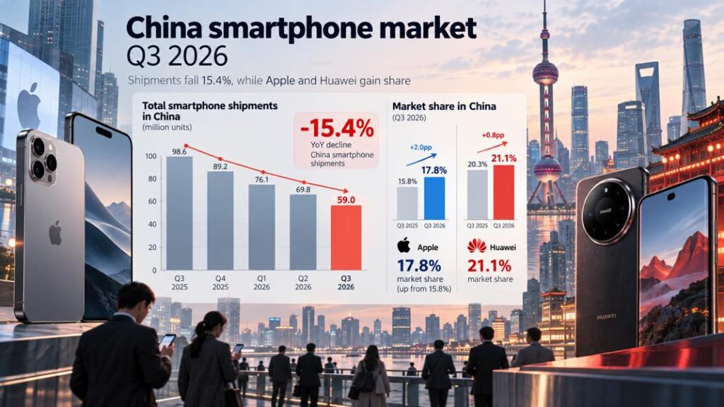 Apple résiste mieux que ses concurrents sur le marché chinois du smartphone