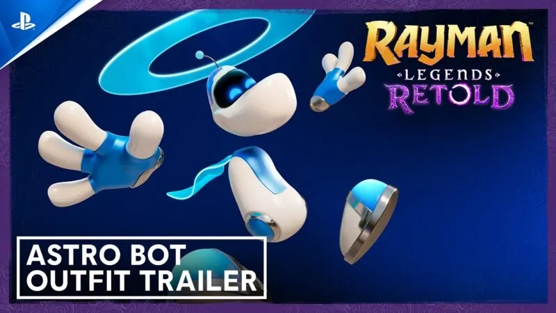 Rayman legends retold accueille astro bot sur ps5