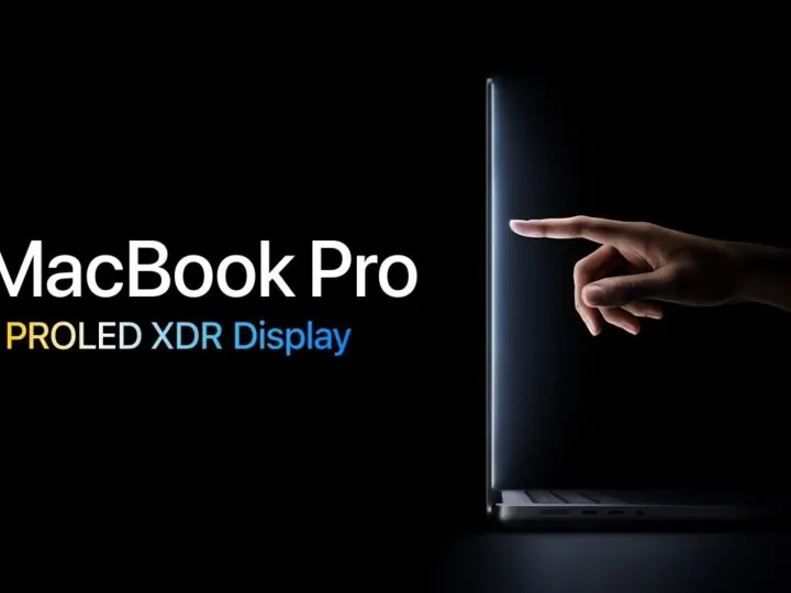 Nouveau macbook pro avec écran oled et interface tactile
