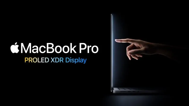 Nouveau macbook pro avec écran oled et interface tactile