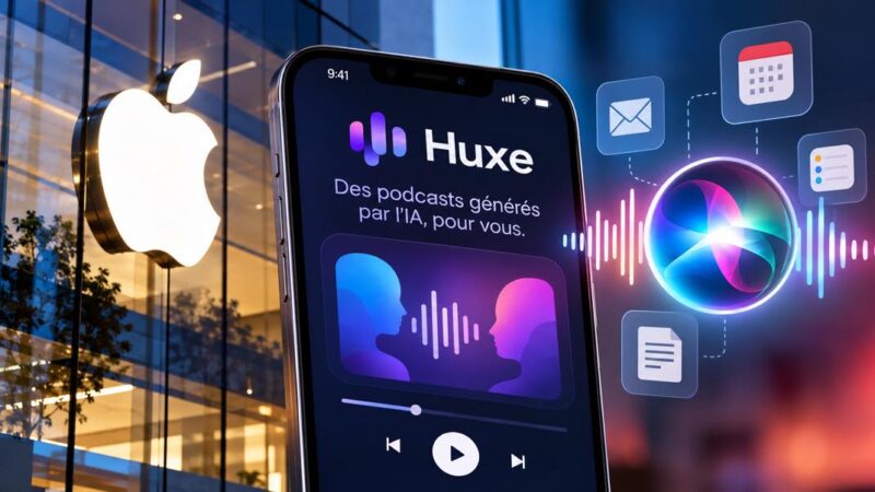Apple renforce ses compétences en intelligence artificielle avec huxe