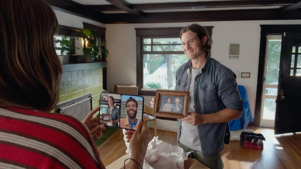 L'absence de eye contact sur l'iphone duo