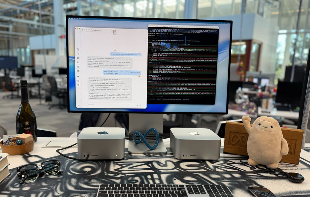 Collaboration entre apple et meta pour muse spark open sur mac studio