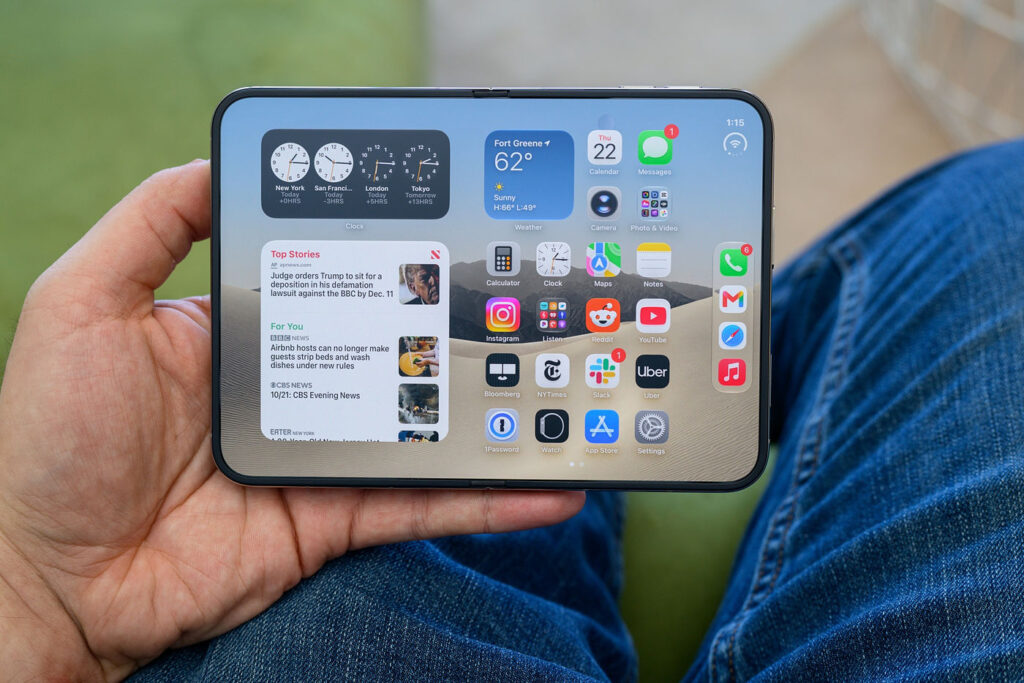 Lancement mitigé de liphone pliable dapple face à des problèmes techniques